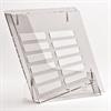 TiltSlant NY SERIE  Enkelt-Rum A4 Brochure-holder